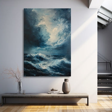 Sea Storm Oil Painting